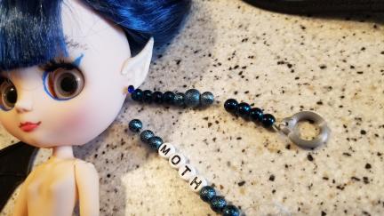 Dark Fairy Beads Close Up